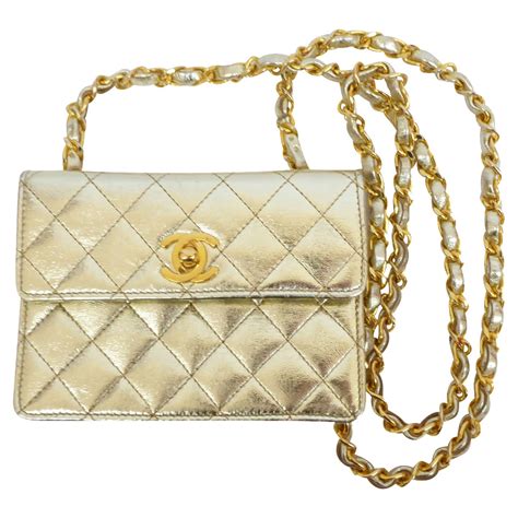 tracolla chanel oro|Borsa Chanel .